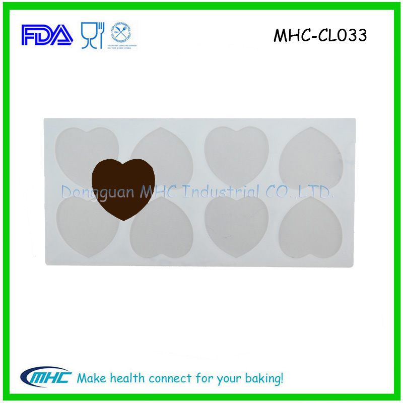 Heart Shape Silicone Chocolate Mold Wholesale