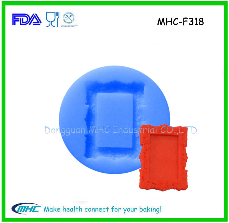 Photo Frame Shape Silicone Cake Mould for Bakery