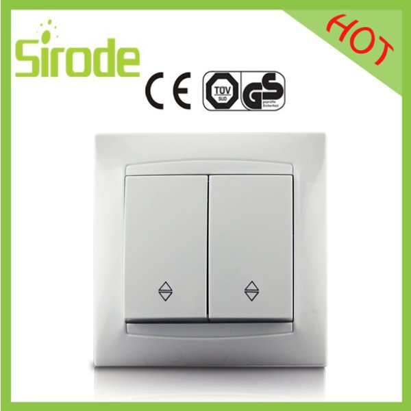 Double Gang Double Way Wall Switch EU (9206-32)