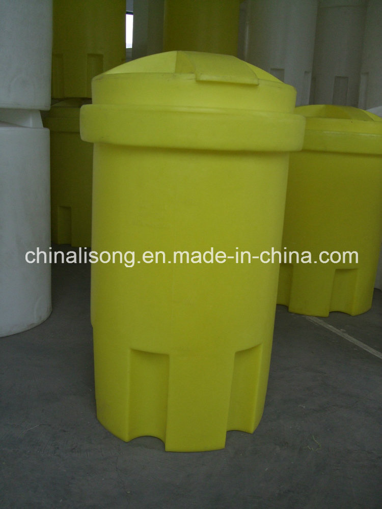 Plastic Salt Dissolving Tank Portable Chemical Tank 350L