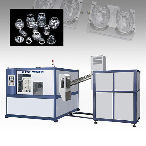 CE Approved with Ax Down Blow Series Automatic Blow Molding Machine (CSD-AX2-W-5L)