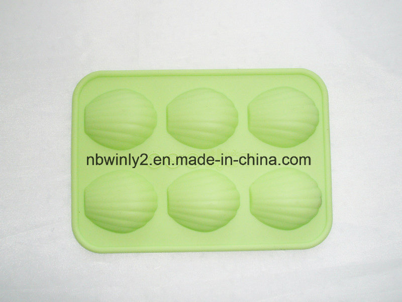 6 Holes with Shell Cake Mold (WLS3022)