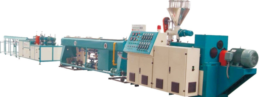 One Mould Two Extruding Pipes Line
