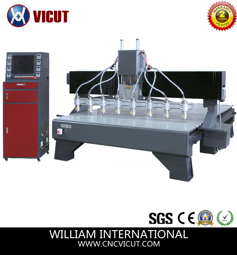 Multi-Heads Flat Woodworking CNC Machinery Engraving Machines