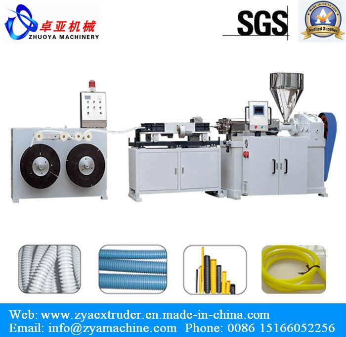 PP/PE/PVC Single Wall Corrugated Pipe Extruder Machine