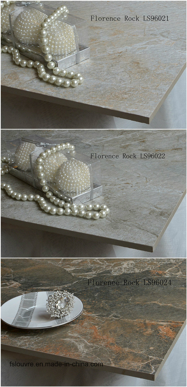 Glazed Porcelain Ceramic Stone Wall Floor Tile 900X600mm LS96021