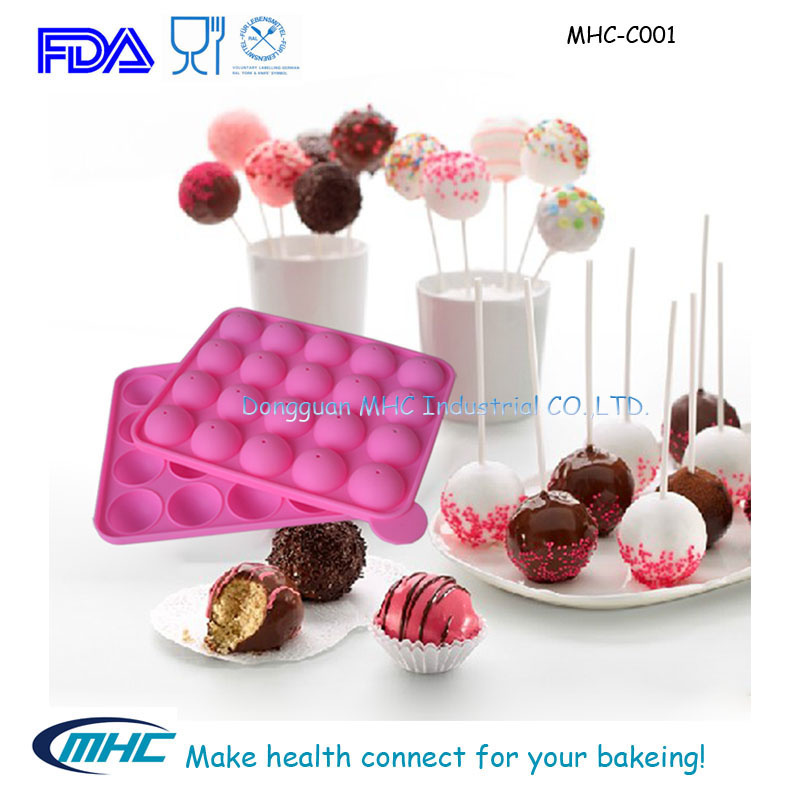 Food Grade Ice Cube Tray/Cake Pop/Lollipop Mold