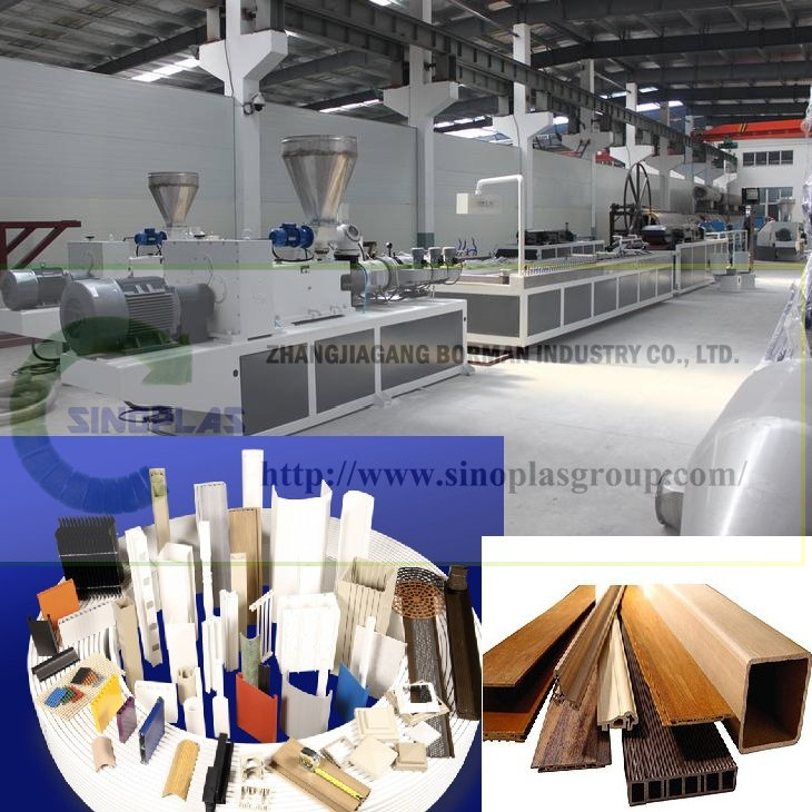 PVC Profile Line/ Plastic Profile Line/ WPC Profile Line/ Profile Extrusion Line/ Plastic Profile Making Machine