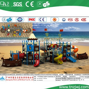 Attractive Pirate Ship Children Wooden Outdoor Playground