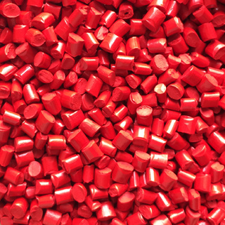 Fiber Extrusion Injection Moulding Red Color Masterbatch