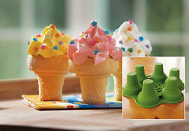 Ice Cream Cone Cupcake Pan (IC100)