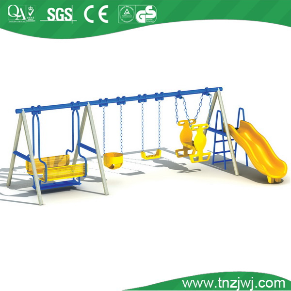 Gym Small Kids Plastic Slide and Swing