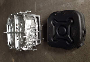 Rotational Moulding Plastic Oil Tank Mould, CNC Machined Roto Mold, Aluminum Rotomolding Molds