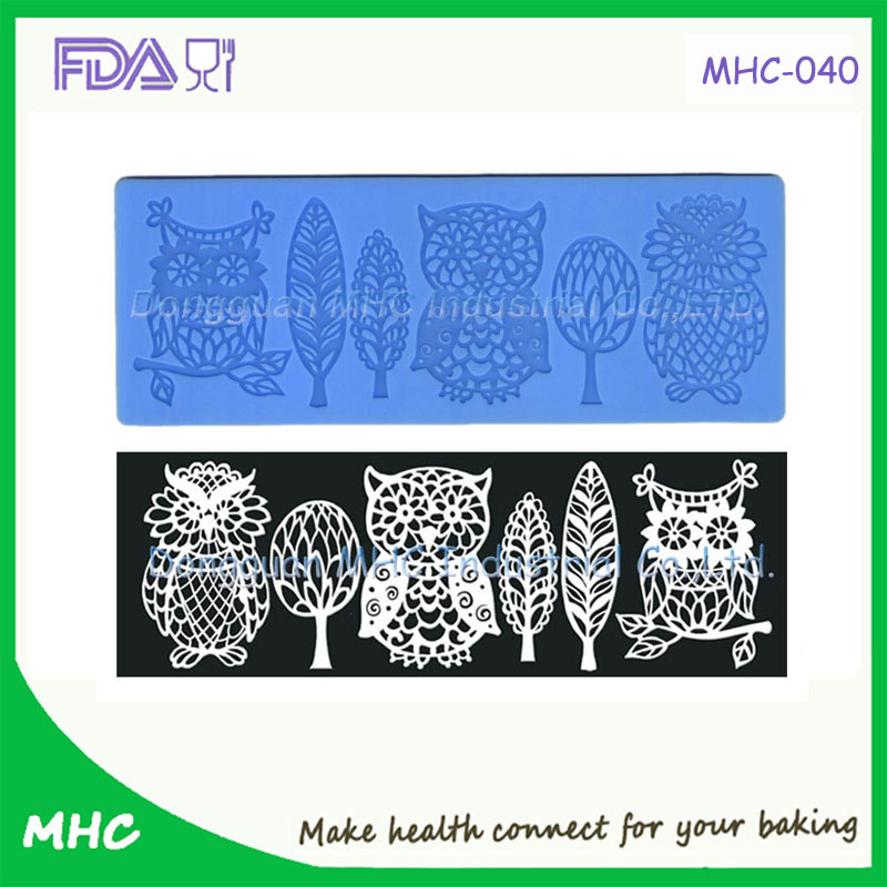 Animal Note Fondant Magic Decor Silicone Sugar Lace Mat