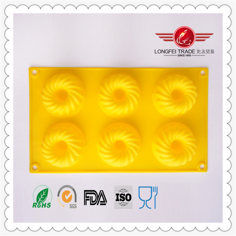 2015 High Grade Flexible Silicone Bakeware Moulds