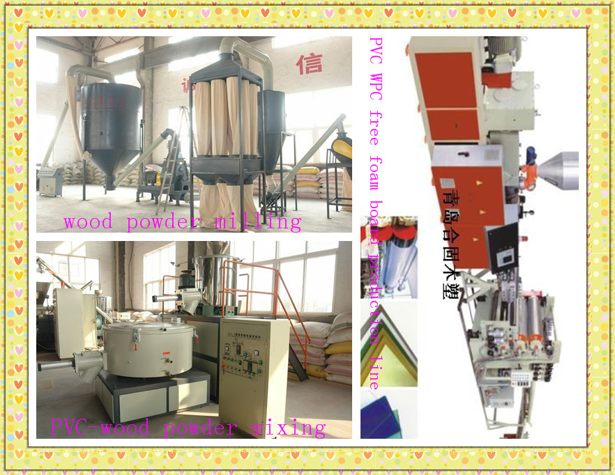 Pvc/Wpc Free Foam Board Extrusion Machine (for Advertisemens Board, Decoration,Etc) 