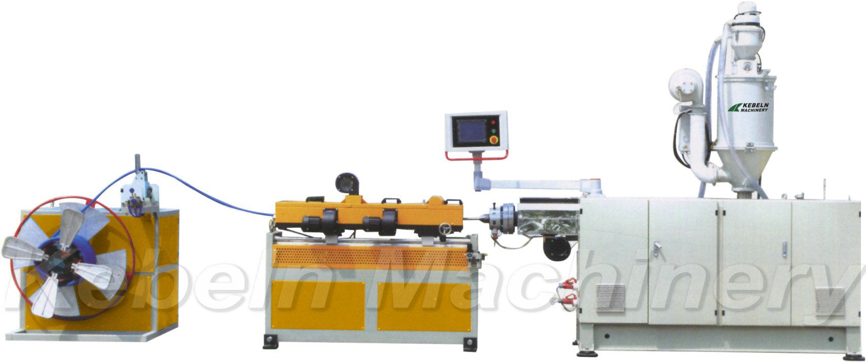 PE Corrugated Plastic Pipe Extrusion Line