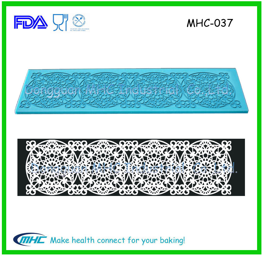 Food Grade Silicone Sugar Lace Mat Cake Mould