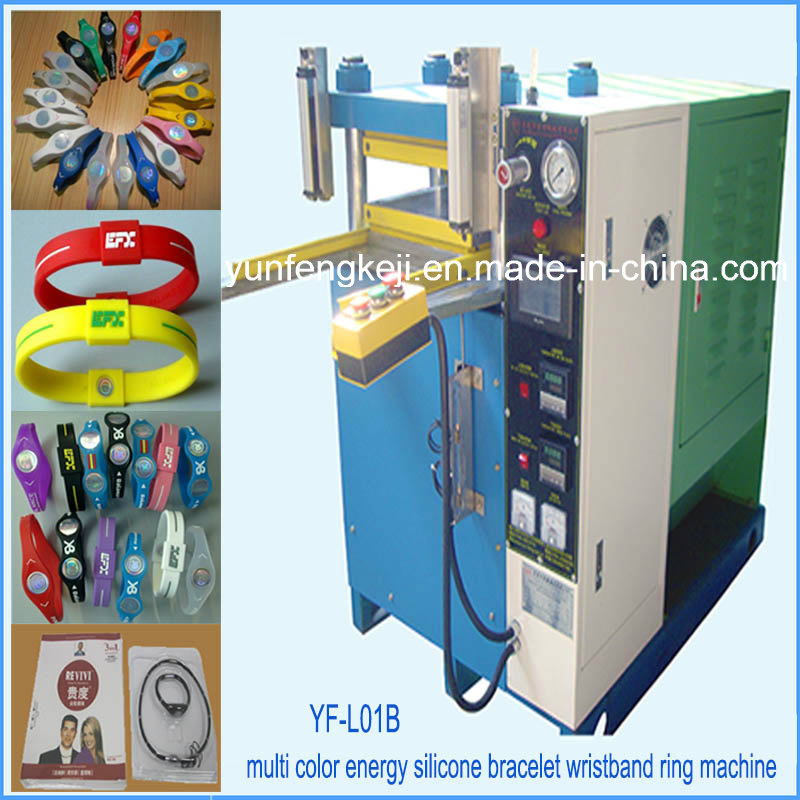 Multi Color Silicone Wristband Bracelets Ring Molding Machine