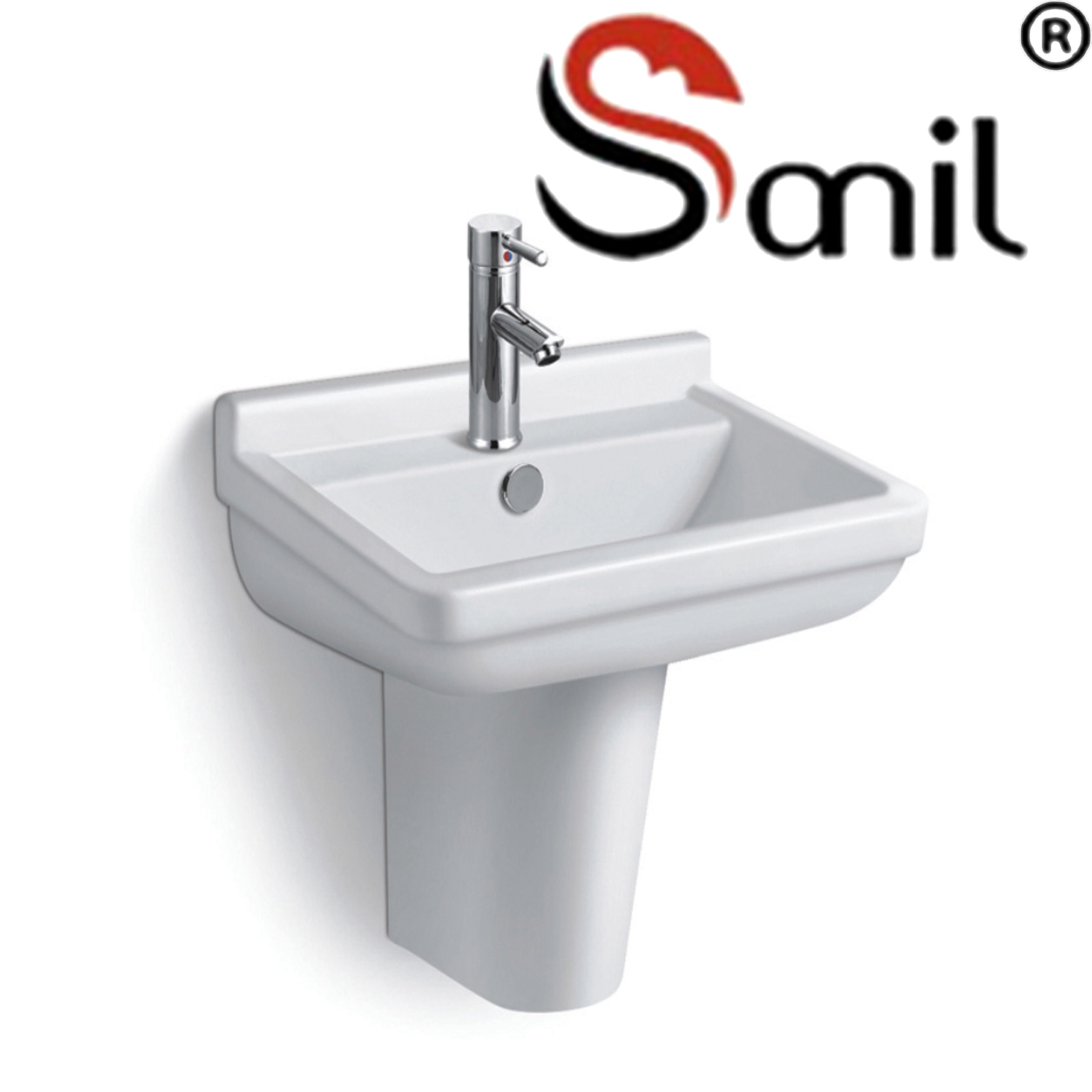 High Quality Rectangular Wall Hung Washing Basin (S9006)