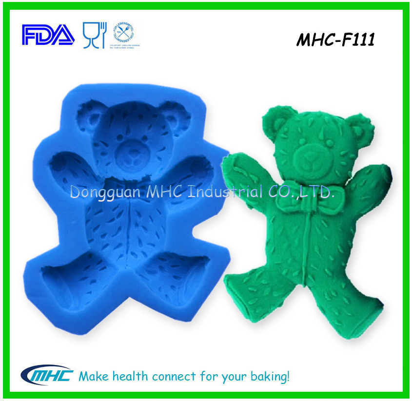 Silicone Bear Shape Soap Mold Wholesale