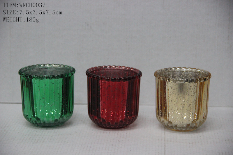 Mercury Candle Holder Glass