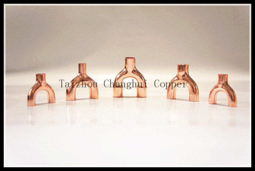 C Tee Copper Air Conditioner Fittings