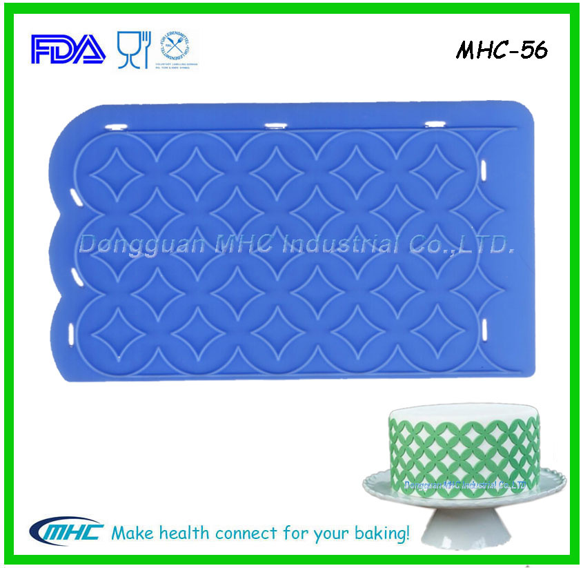 Wedding Cake Design Silicone Onlay Mold