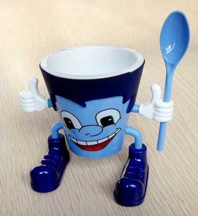 Personalized SGS Certificate Plastic Ice Cream Bowl