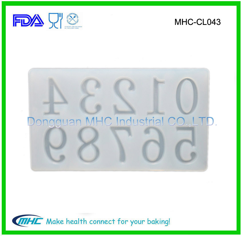 DIY Numbers Silicone Chocolate Icing Mould