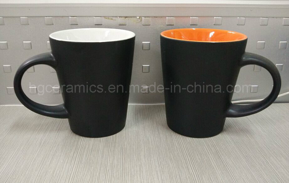 Two Tone Ceramic Mug, Matte Finished Ceramic Mug, Coffee Mug