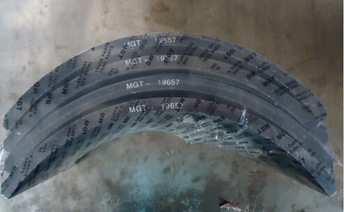 19657 for Algeria Heavy Duty Truck Brake Lining