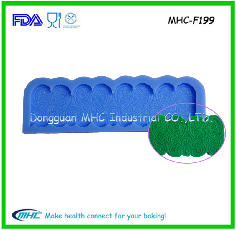 Cake Side Decorating Silicone Fondant Cake Mould