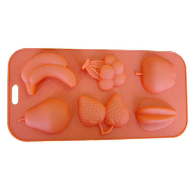 Fruit Silicone Rubber Mould for Ice Cube, Chocolate, Soap and Cake., etc (mic-507)