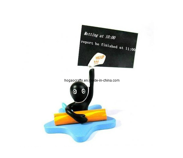 Polyresin Memo Notepad Card Holder