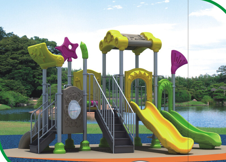 2015 Hot Selling Outdoor Playground Slide with GS and TUV Certificate (QQ14021-1)