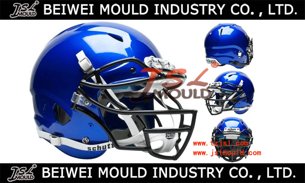 Injection Customized Plastic Football Helmet Mold