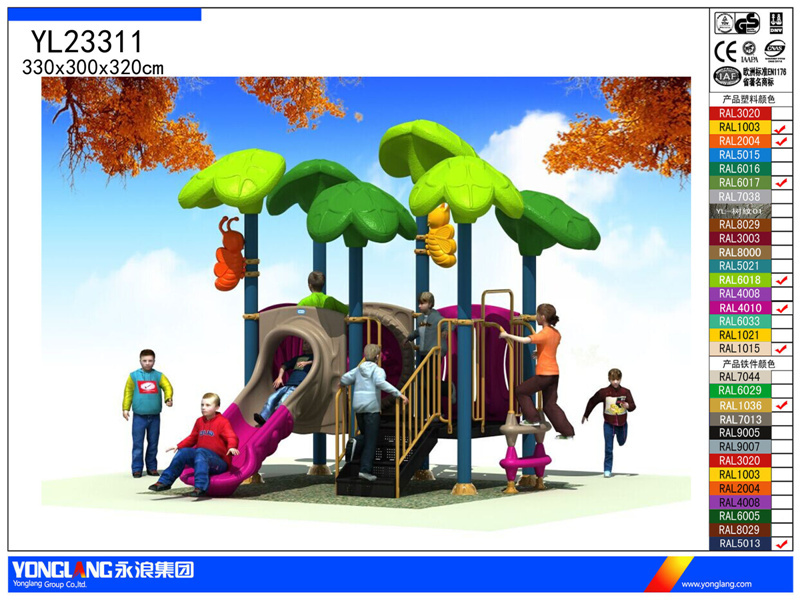 2015 Kids Favorite Hot Sale Attractive Used Playground Equipment