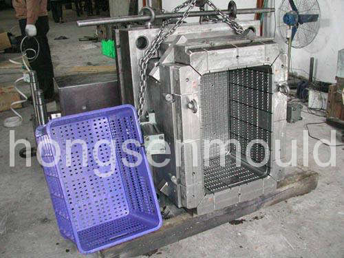 Plastic Injection Vegetable Crate Mold