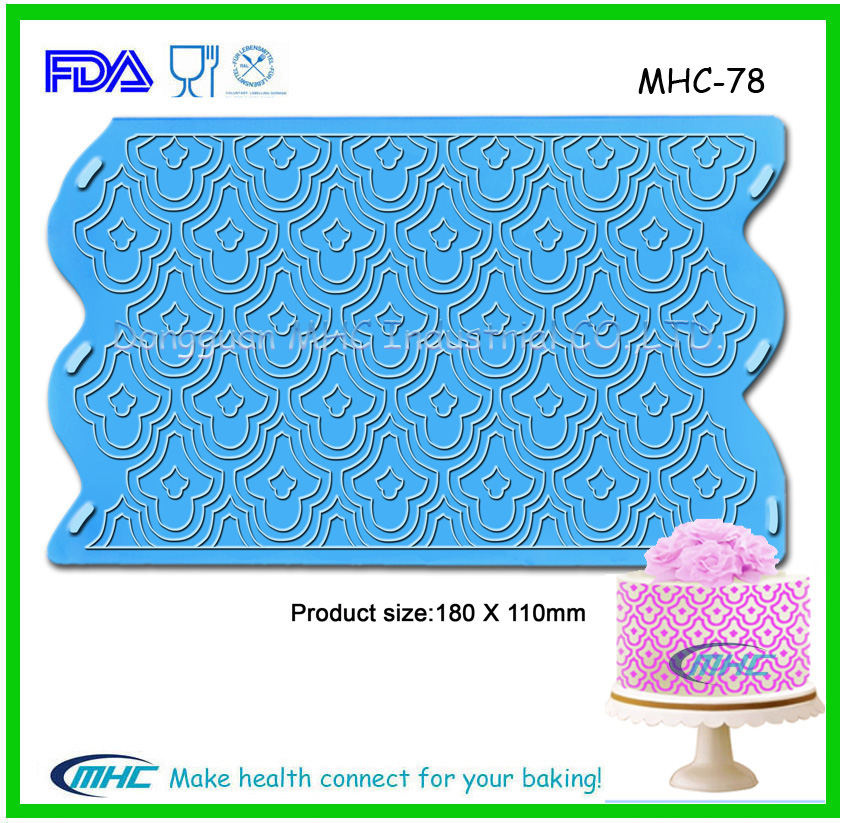 Cake Side Decoration Silicone Cake Onlay (MHC-78)