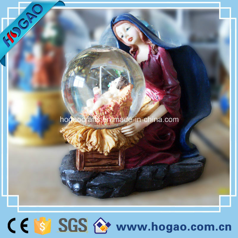 Polyresin Maria Snow Globe (HG185)