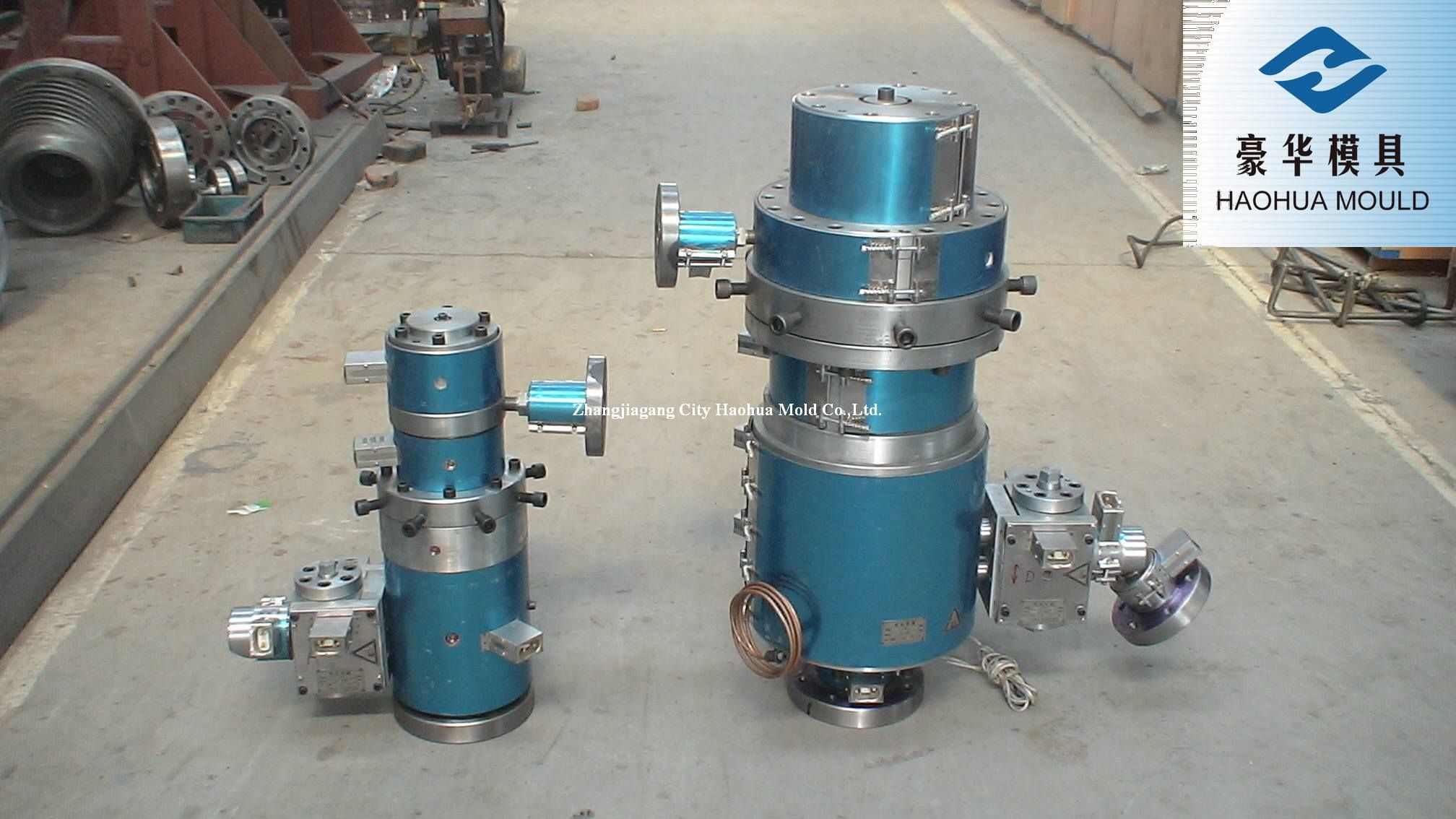 PE Three-Layer Co Extrusion Mould with 2 Extruders