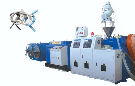 Plastic PE/PP/PVC Single Wall Corrugated Pipe Machine