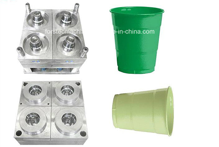 PE 4 Cavity Plastic Round Water Barrel Mold