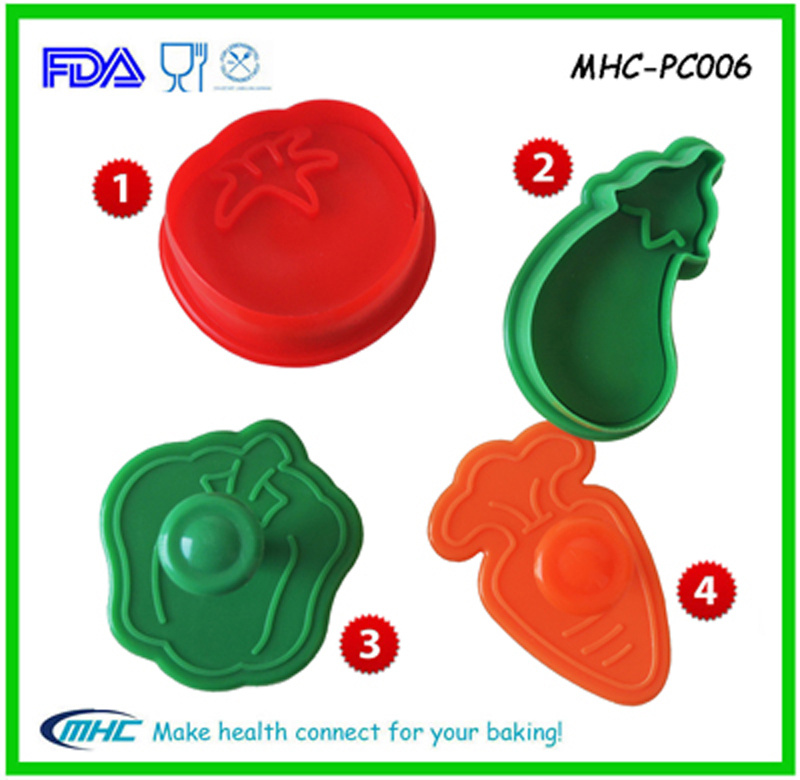 Vegetable Design Best Decoration Plunger Cutter for Bakeware