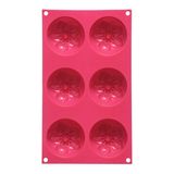 6 Cup Pink Flower Mould