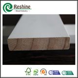 Primed Light Solid Baseboard S4s Wood Moulding