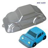 Factory Supplied Car Shape Aluminium Cake Tin for Sugar Craft Maker