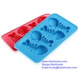 Fish Bone Silicone Ice Tray