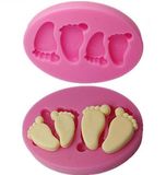 Feet Silicone Fondant Cake Mold